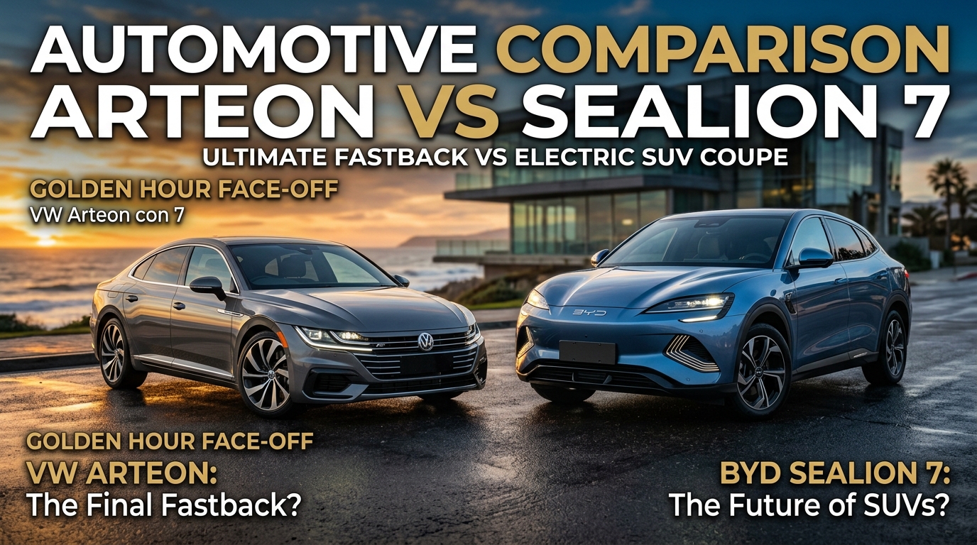 Volkswagen Arteon vs BYD Sealion 7 comparison